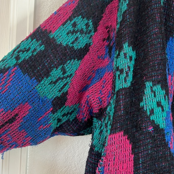 Retro 90s R. Ramblers Oversized Slouchy Sweater Jacket - Picture 7 of 16